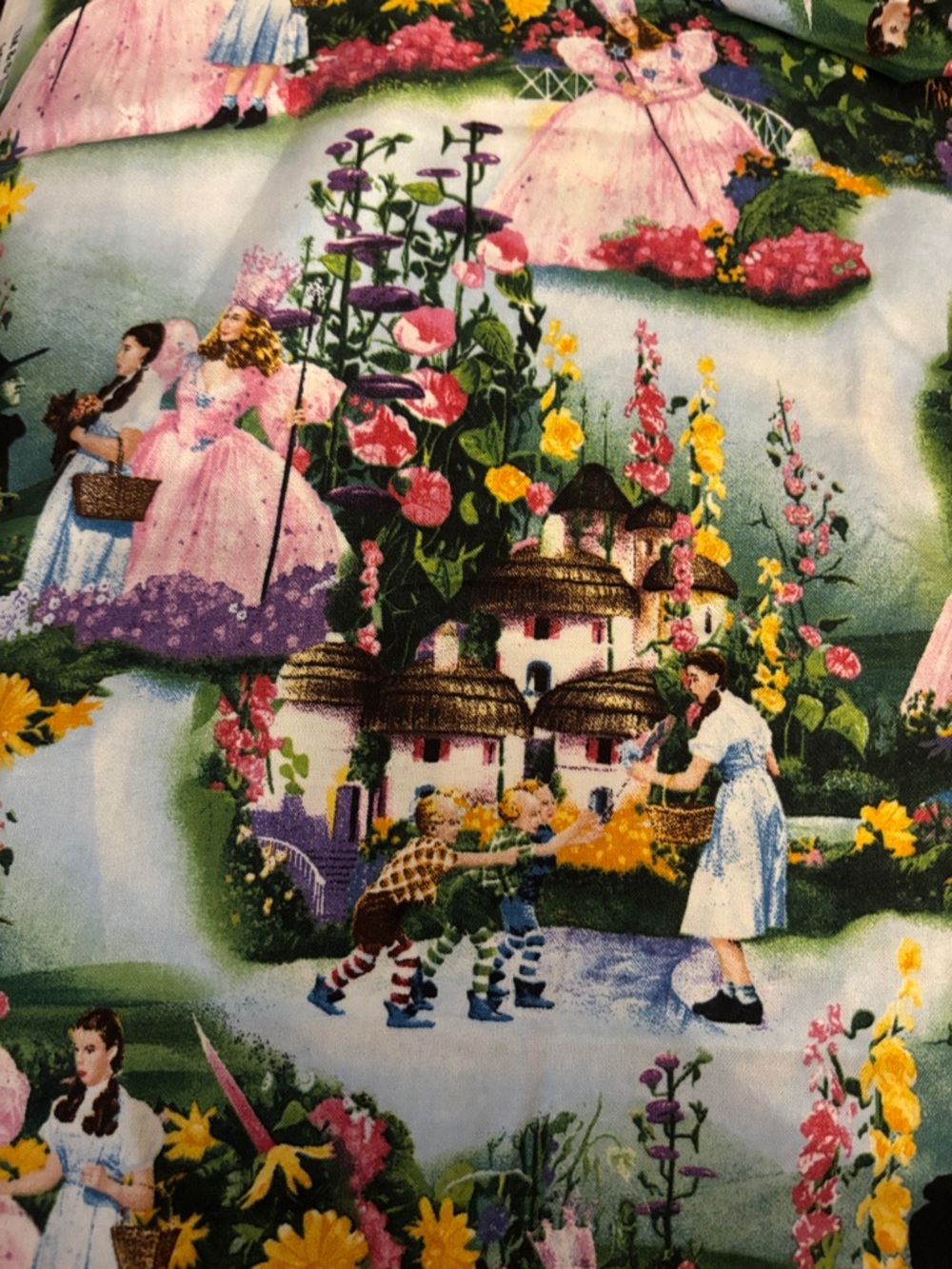 1+ yards Quilting Treasures Wizard of Oz cotton Judy Garland Vintage kids Fabric - Picture 2 of 6
